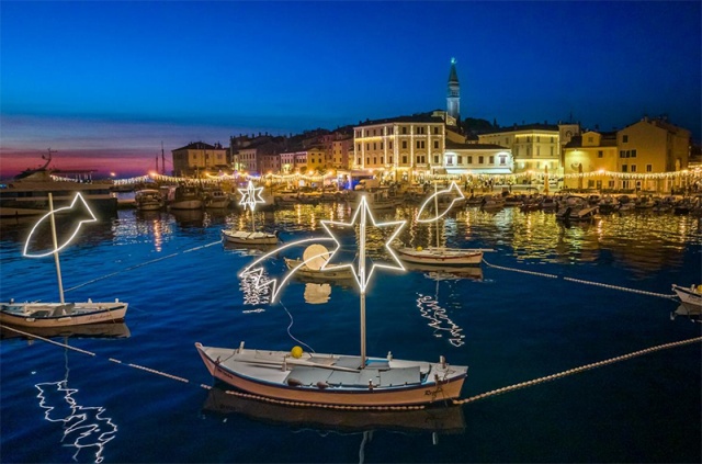 Tengerparti csillogás - Advent az Isztrián