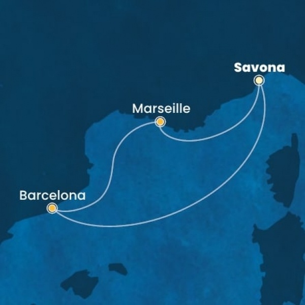 Costa Fascinosa - Olaszország, Spanyolország, Franciaország