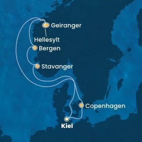 HELLÓ FJORD! Costa Diadema csoportos hajóút magyar idegenvezetővel