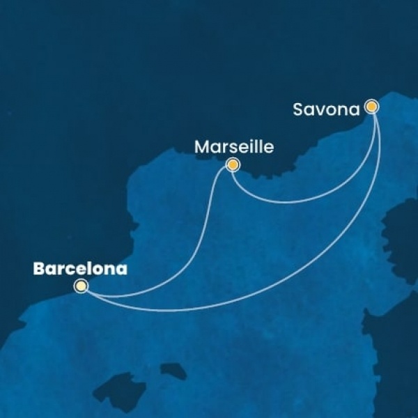 Costa Fascinosa - Spanyolország, Franciaország, Olaszország