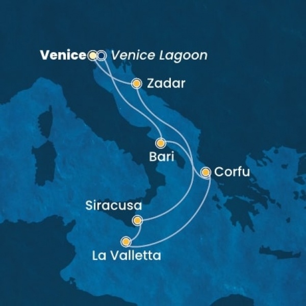 Costa Deliziosa - Olaszország, Görögország, Málta