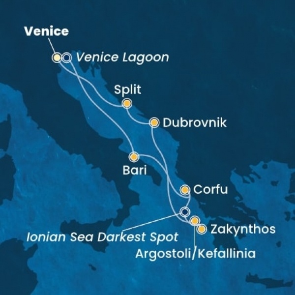 Costa Deliziosa - Olaszország, Görögország, Horvátország