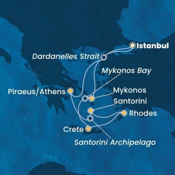 Costa Fortuna - Törökország, Görögország