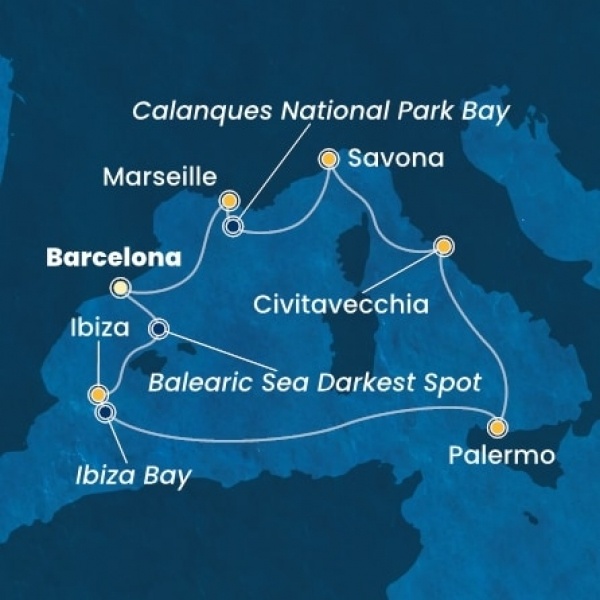 Costa Smeralda - Spanyolország, Baleár-szigetek, Olaszország, Franciaország