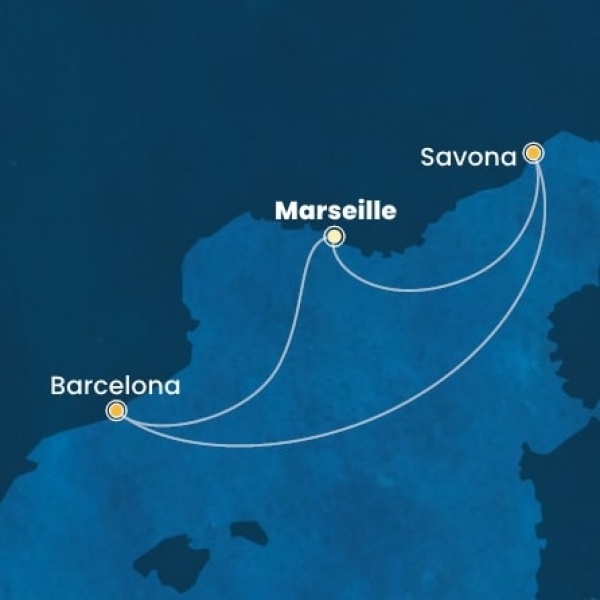 Costa Fascinosa - Franciaország, Olaszország, Spanyolország