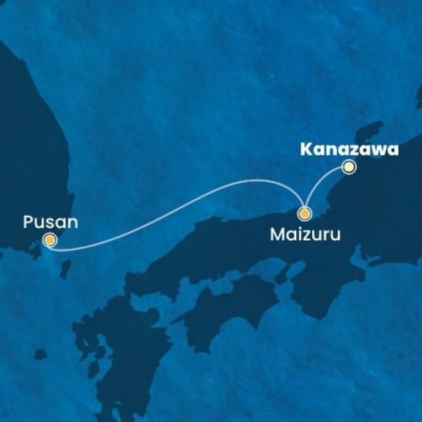 Costa Serena - Japán, South Korea