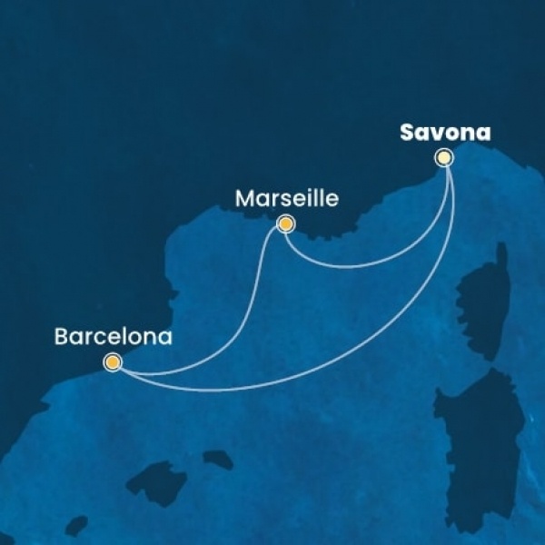 Costa Fascinosa - Olaszország, Spanyolország, Franciaország