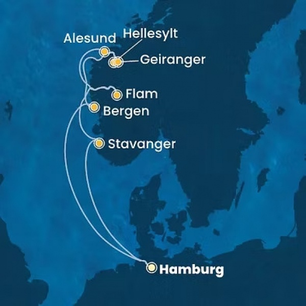 HELLÓ ÉSZAKI FÉNY! - Costa Favolosa csoportos hajóút magyar idegenvezetővel az északi fény nyomában