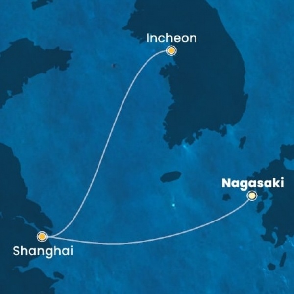 Costa Serena - Japán, Kína, South Korea