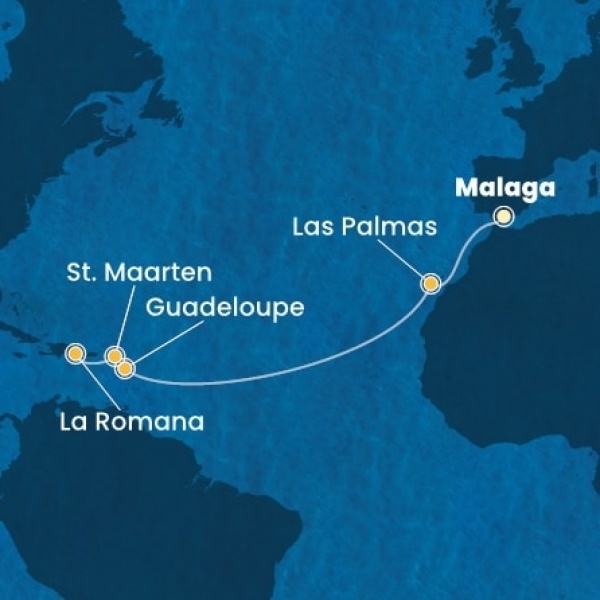 Costa Fascinosa - Spanyolország, Kanári-szigetek, Holland Antillák (ABC-szigetek), Dominikai Köztársaság