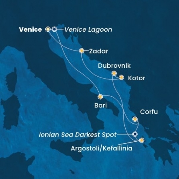 Costa Deliziosa - Olaszország, Görögország, Horvátország, Montenegro