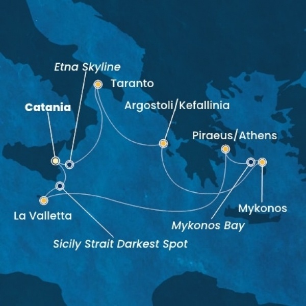 Costa Fascinosa - Olaszország, Görögország, Málta