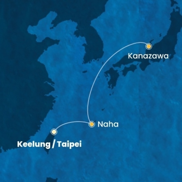 Costa Serena - Taiwan, Japán