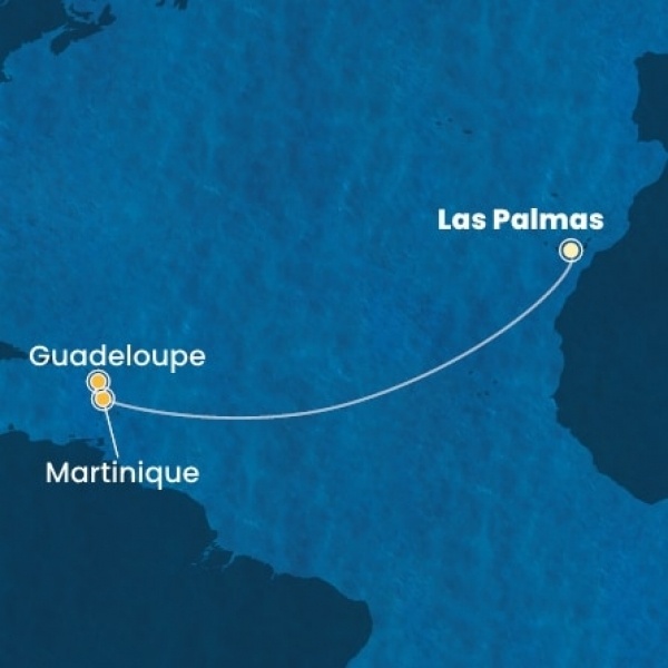 Costa Favolosa - Kanári-szigetek, Holland Antillák (ABC-szigetek)