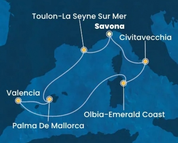 Baleár és Tirrén-tengeri ékkövek csoportos hajóút