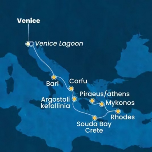 VELENCÉTŐL ATHÉNIG - Görög szigetek nyomában a Costa Deliziosán