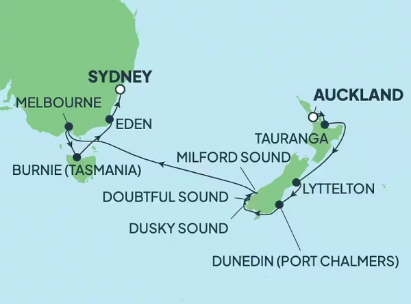 HELLÓ AUSZTRÁLIA, HELLÓ ÚJ-ZÉLAND! - Norwegian Spirit csoportos hajóút magyar idegenvezetővel
