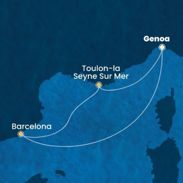 Costa Fascinosa - Olaszország, Franciaország, Spanyolország